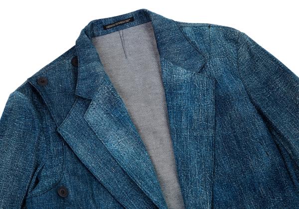 Yohji Yamamoto POUR HOMME 21SS Half Jacket Indigo Size 2