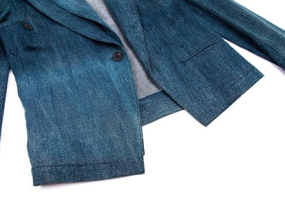 Yohji Yamamoto POUR HOMME 21SS Half Jacket Indigo Size 2