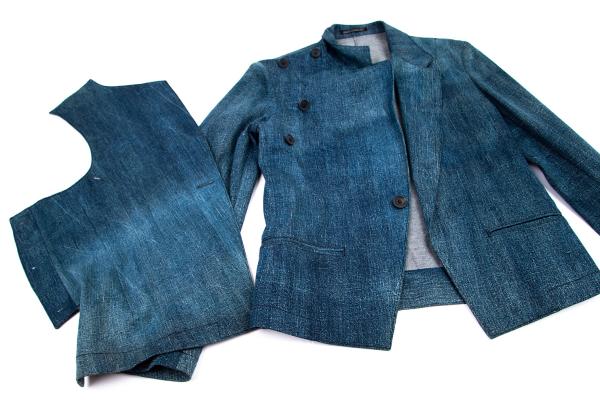 Yohji Yamamoto POUR HOMME 21SS Half Jacket Indigo Size 2