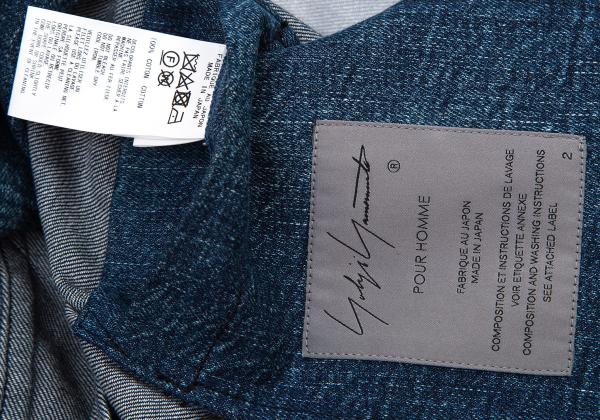 Yohji Yamamoto POUR HOMME 21SS Half Jacket Indigo Size 2