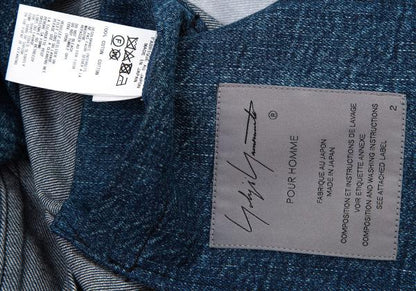 Yohji Yamamoto POUR HOMME 21SS Half Jacket Indigo Size 2