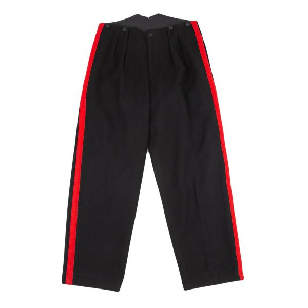 Yohji Yamamoto POUR HOMME 01AW Wool Pants Black/Red Size 2