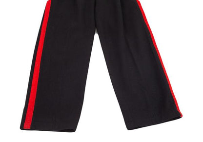 Yohji Yamamoto POUR HOMME 01AW Wool Pants Black/Red Size 2