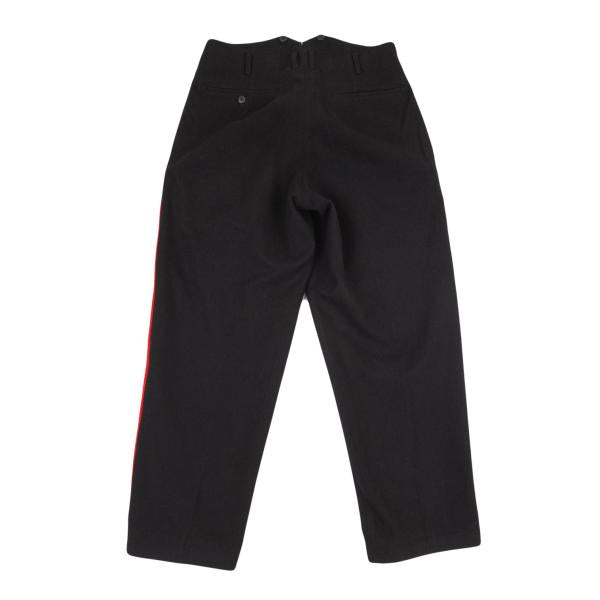 Yohji Yamamoto POUR HOMME 01AW Wool Pants Black/Red Size 2