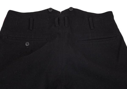 Yohji Yamamoto POUR HOMME 01AW Wool Pants Black/Red Size 2