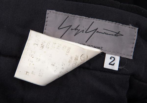 Yohji Yamamoto POUR HOMME 01AW Wool Pants Black/Red Size 2