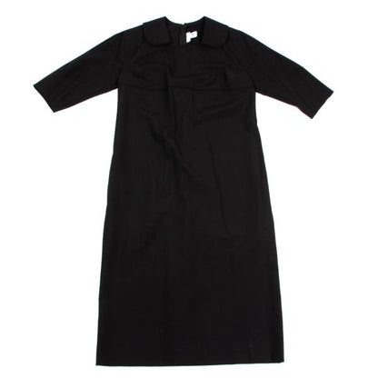 COMME des GARCONS Wool Round Collar Dress Black Size XS