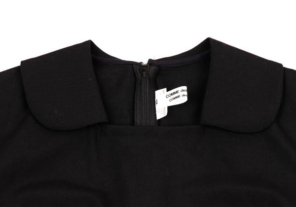 COMME des GARCONS Wool Round Collar Dress Black Size XS