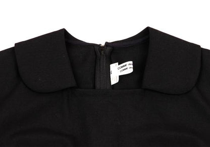 COMME des GARCONS Wool Round Collar Dress Black Size XS