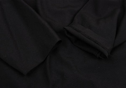 COMME des GARCONS Wool Round Collar Dress Black Size XS