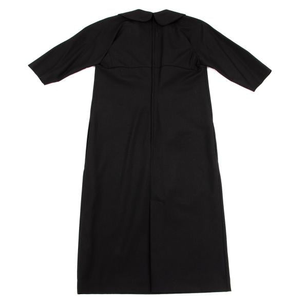 COMME des GARCONS Wool Round Collar Dress Black Size XS