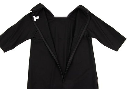 COMME des GARCONS Wool Round Collar Dress Black Size XS