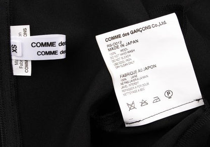 COMME des GARCONS Wool Round Collar Dress Black Size XS