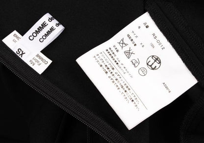 COMME des GARCONS Wool Round Collar Dress Black Size XS