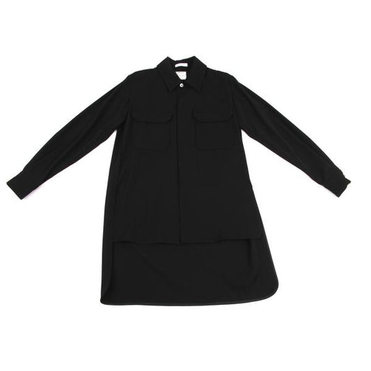 MADISONBLUE Double Flap Pocket Shirt Jacket Black Size 4