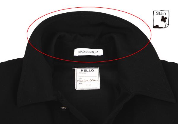 MADISONBLUE Double Flap Pocket Shirt Jacket Black Size 4