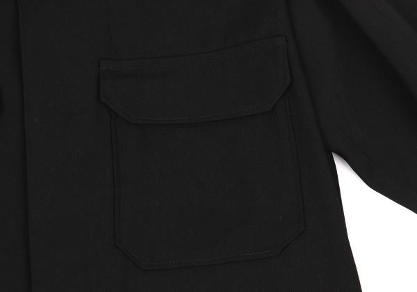 MADISONBLUE Double Flap Pocket Shirt Jacket Black Size 4