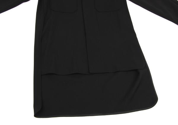 MADISONBLUE Double Flap Pocket Shirt Jacket Black Size 4