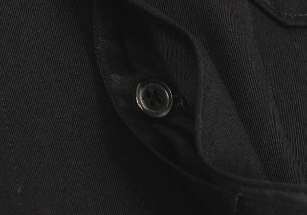 MADISONBLUE Double Flap Pocket Shirt Jacket Black Size 4