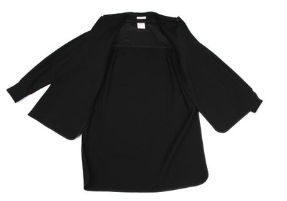 MADISONBLUE Double Flap Pocket Shirt Jacket Black Size 4