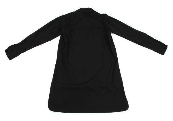 MADISONBLUE Double Flap Pocket Shirt Jacket Black Size 4