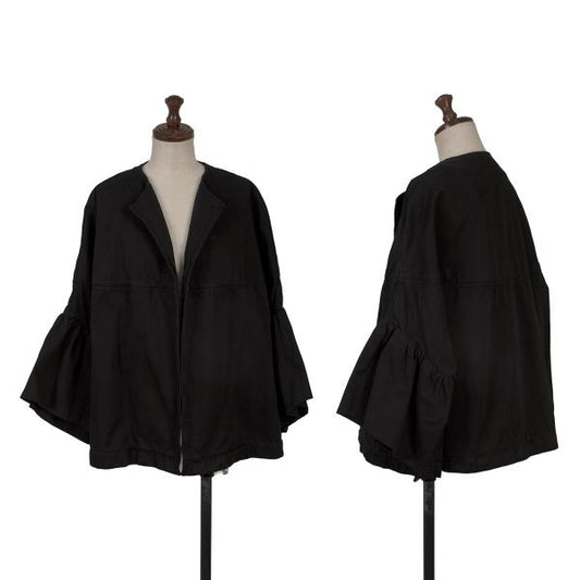 DRIES VAN NOTEN Umbrella Sleeve Jacket Black Size M