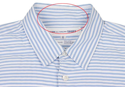 COMME des GARCONS SHIRT Padded Front Border Shirt Size M