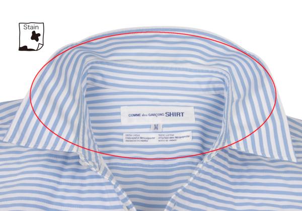 COMME des GARCONS SHIRT Padded Front Border Shirt Size M