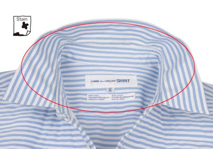 COMME des GARCONS SHIRT Padded Front Border Shirt Size M