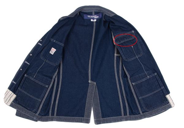JUNYA WATANABE MAN COMME des GARCONS Jkt Indigo Jacket Size SS