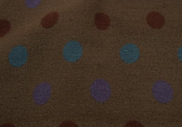 ISSEY SPORT Colorful Dot Knit Long Jacket Brown Size 9