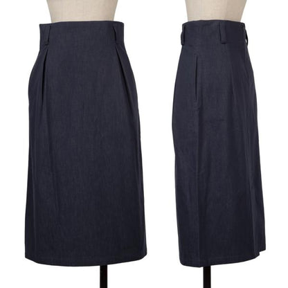 Y's Back Slit A-Line Skirt Indigo Size S