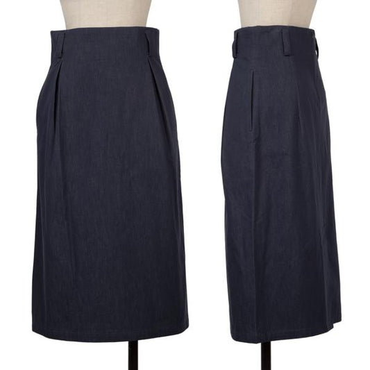 Y's Back Slit A-Line Skirt Indigo Size S