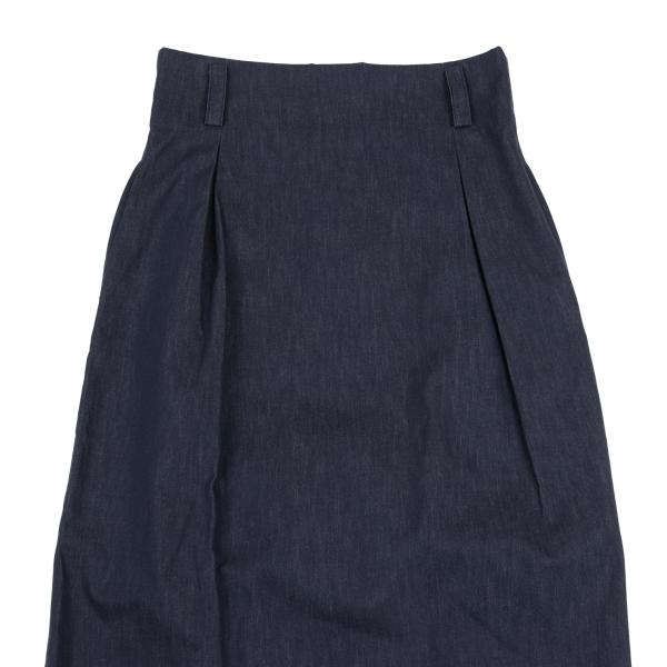 Y's Back Slit A-Line Skirt Indigo Size S