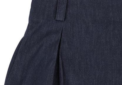 Y's Back Slit A-Line Skirt Indigo Size S