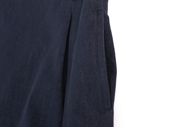 Y's Back Slit A-Line Skirt Indigo Size S