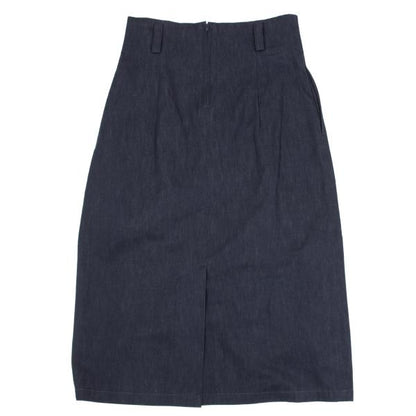 Y's Back Slit A-Line Skirt Indigo Size S