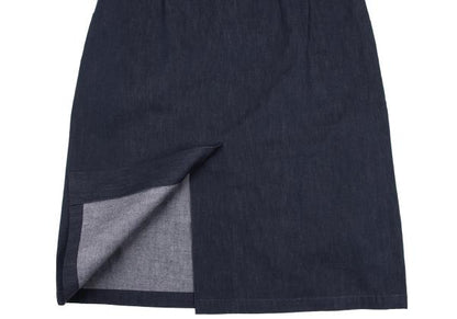 Y's Back Slit A-Line Skirt Indigo Size S