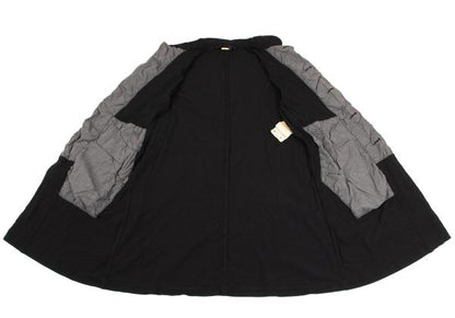COMME des GARCONS Poly Round Collar Coat Black Size S