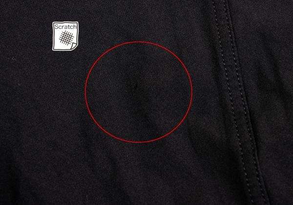 COMME des GARCONS Poly Round Collar Coat Black Size S