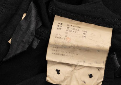 COMME des GARCONS Poly Round Collar Coat Black Size S