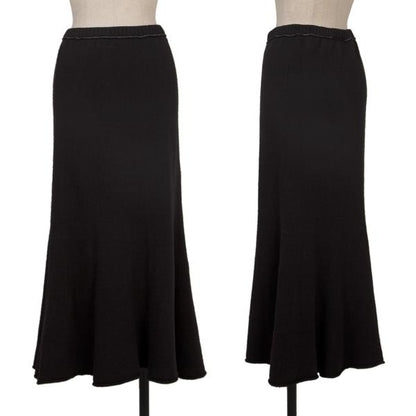 JUNYA WATANABE Garment Dyed Wool Nylon Skirt Navy Size M