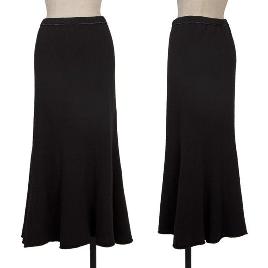 JUNYA WATANABE Garment Dyed Wool Nylon Skirt Navy Size M