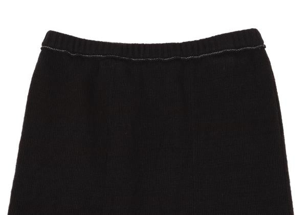 JUNYA WATANABE Garment Dyed Wool Nylon Skirt Navy Size M