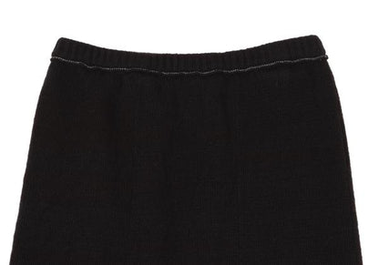 JUNYA WATANABE Garment Dyed Wool Nylon Skirt Navy Size M