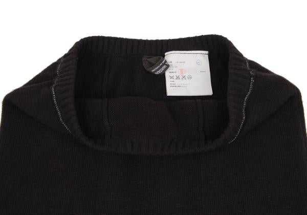 JUNYA WATANABE Garment Dyed Wool Nylon Skirt Navy Size M