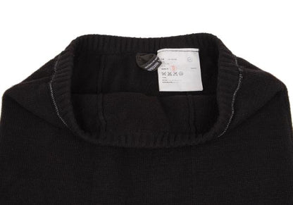JUNYA WATANABE Garment Dyed Wool Nylon Skirt Navy Size M