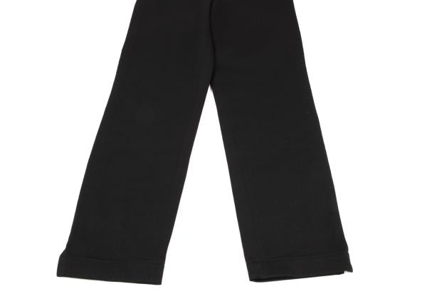 COMME des GARCONS Tricot Wool Hem Slit Pants Black Size M