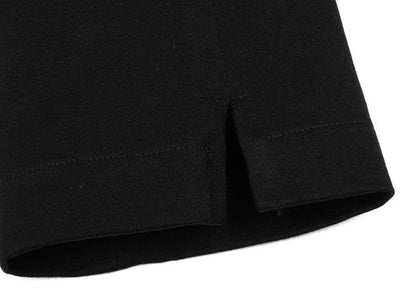 COMME des GARCONS Tricot Wool Hem Slit Pants Black Size M