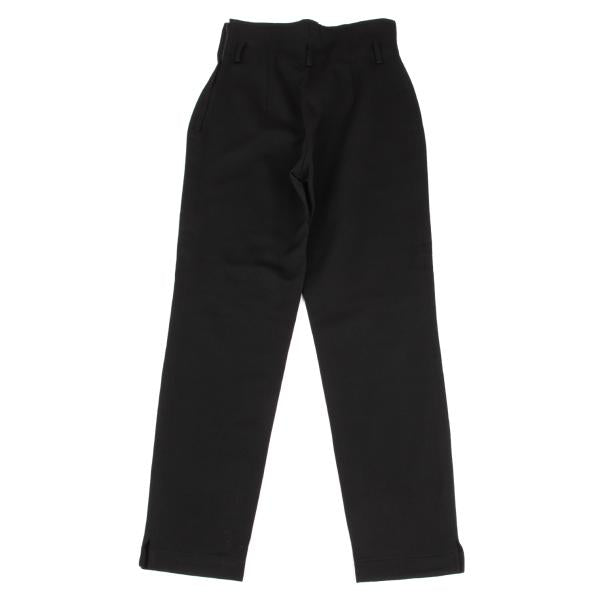 COMME des GARCONS Tricot Wool Hem Slit Pants Black Size M
